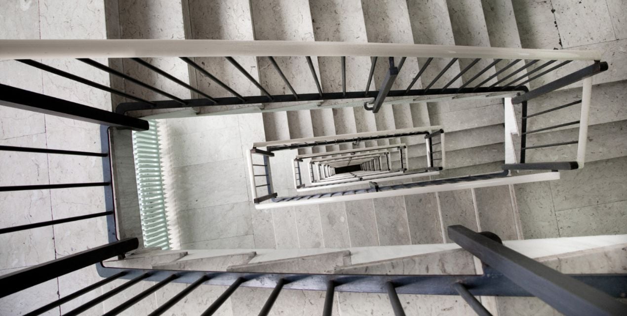 Staircase from above